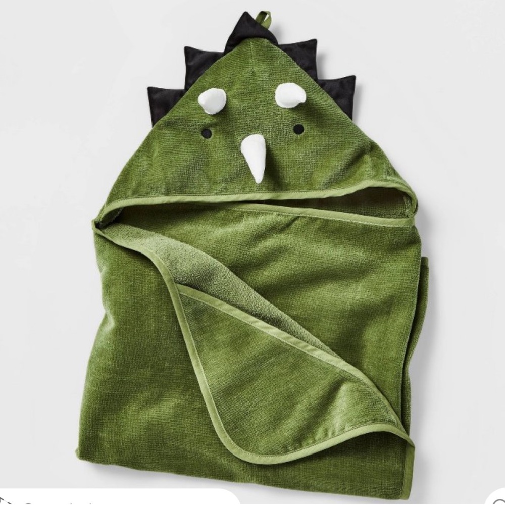 Boy’s Dinosaur Hooded Bath or Beach Towel